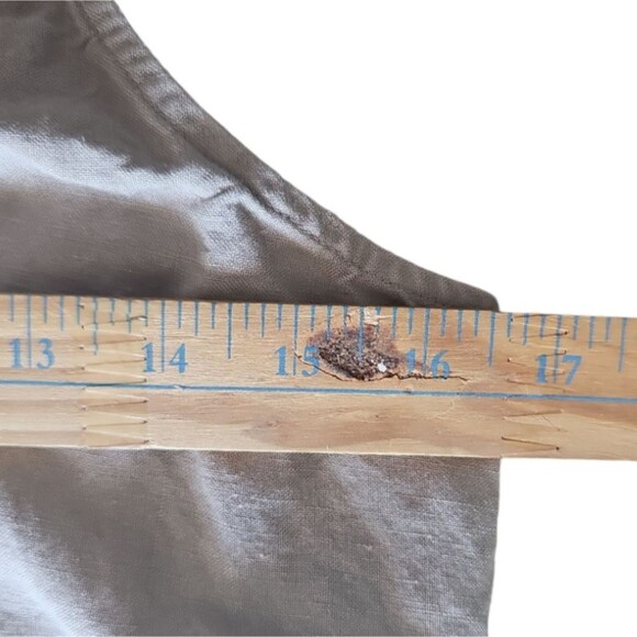 Finity Linen Jacket & Dress Set Women’s Size 8 Neutral Minimalist 2 Piece Outfit - Picture 16 of 16